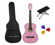 MusicMate Gitara klasyczna MM-G17 ClassicPink - 1588159 - zdjęcie 1